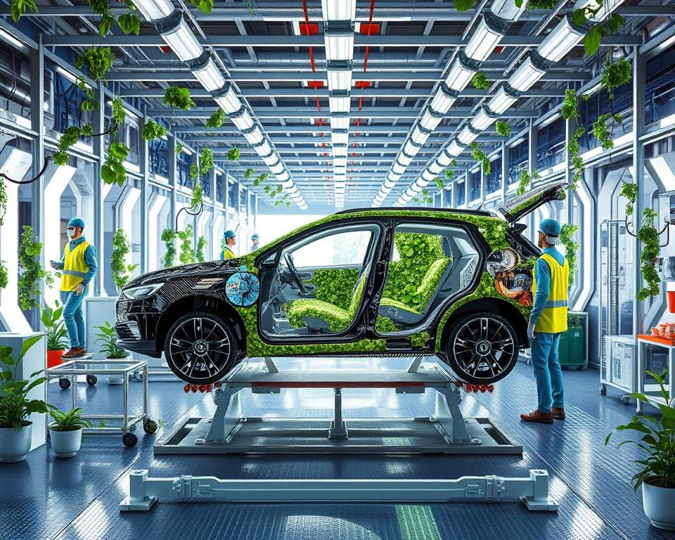 Recyclingfähige Materialien in der Automobilindustrie