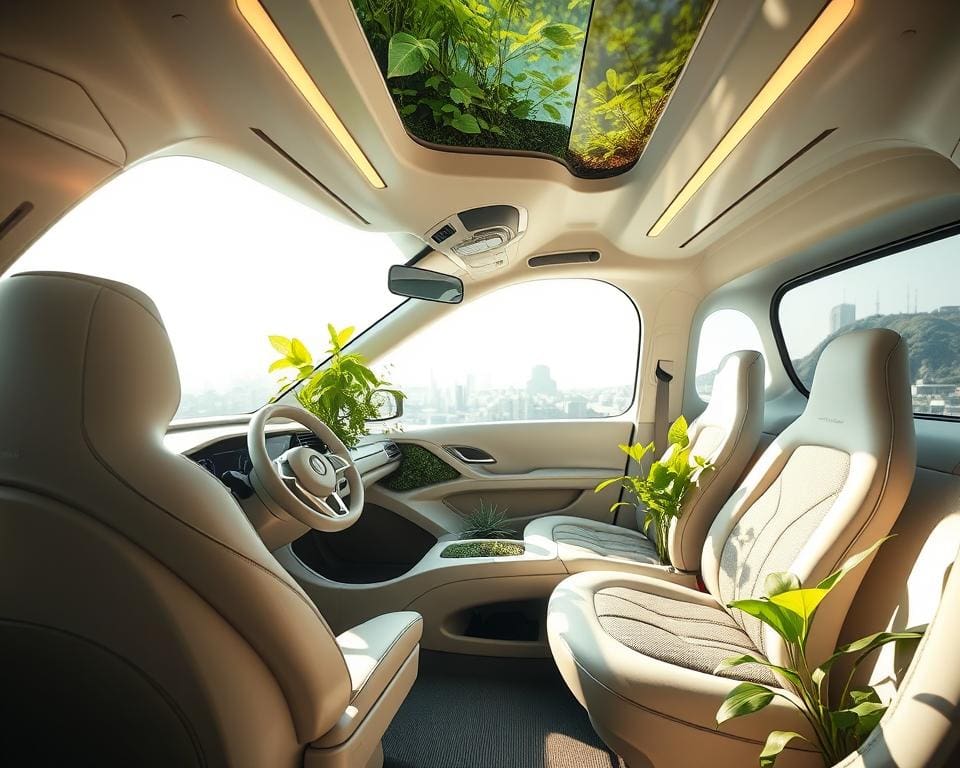 Recyclingfreundliche Innenelemente in Fahrzeugen