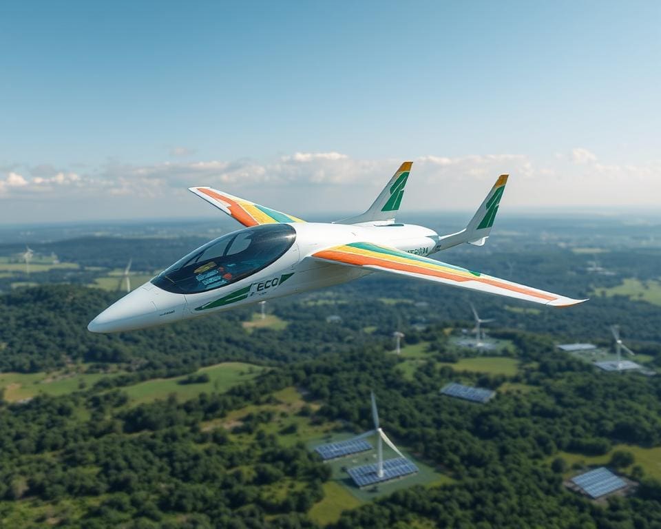 Recyclingfreundliche Materialien in Elektroflugzeugen