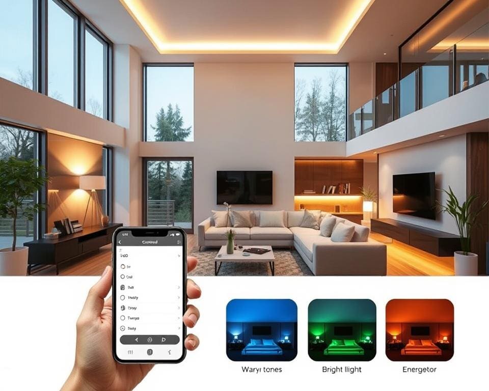 Smarte Lichtsteuerung: Atmosphäre per Fingertipp