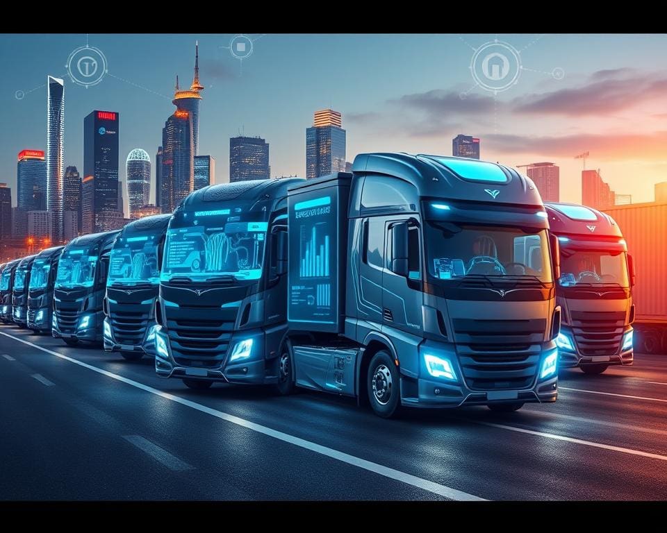 Smarte Technologien in Lastwagenflotten