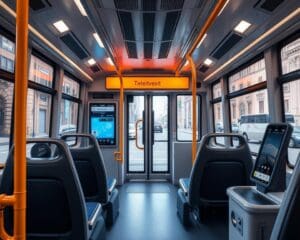 Smarte Technologien in Stadtbussen