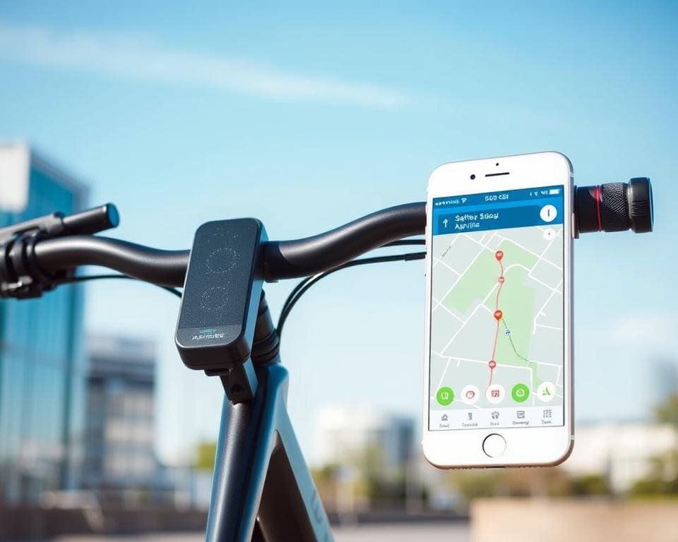 Smartphone-Integration mit intelligenten Fahrradtrackern