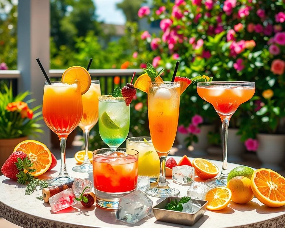 Sommercocktails