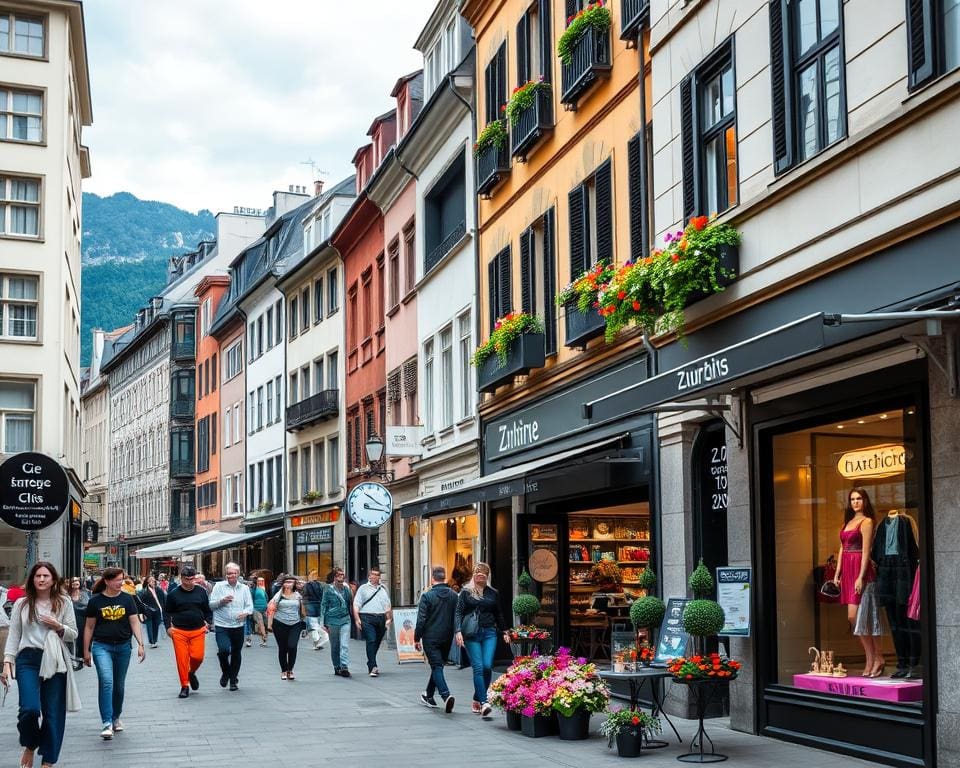 Stadtteile für trendige Shops in Zürich