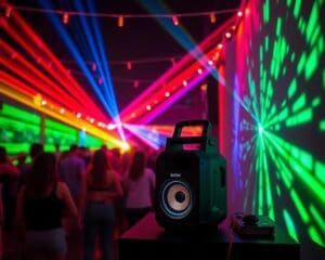 Tragbare Lautsprecher mit Lichtshow: Partyspaß überall