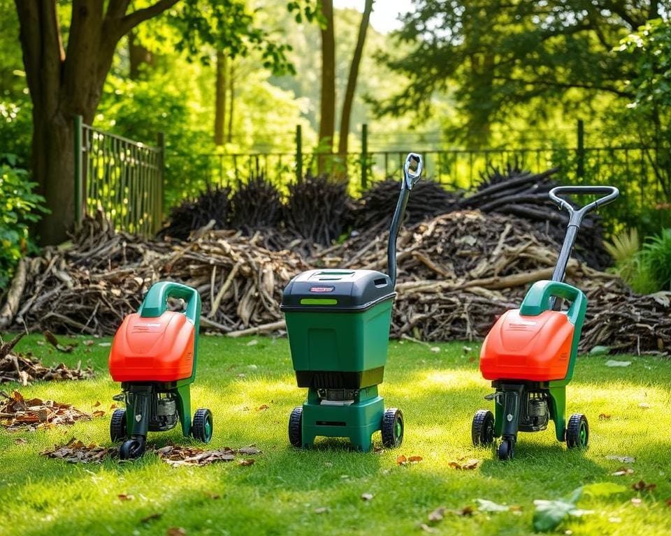 Vergleich elektrische Gartenhäcksler