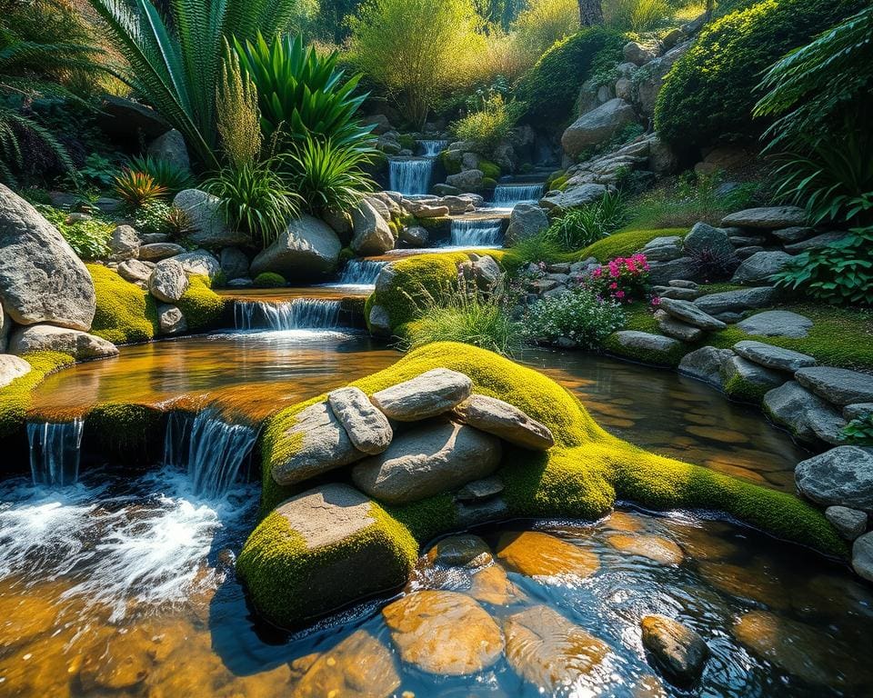 Wasserläufe im Garten