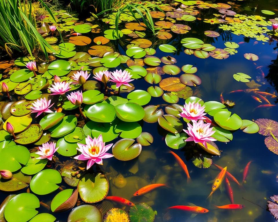 Wasserpflanzen für den Gartenteich