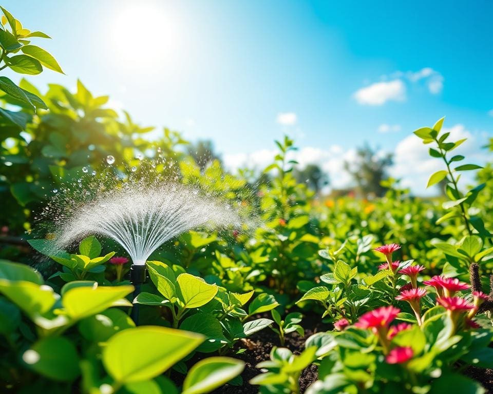 Wasserspar-Technologie im Garten