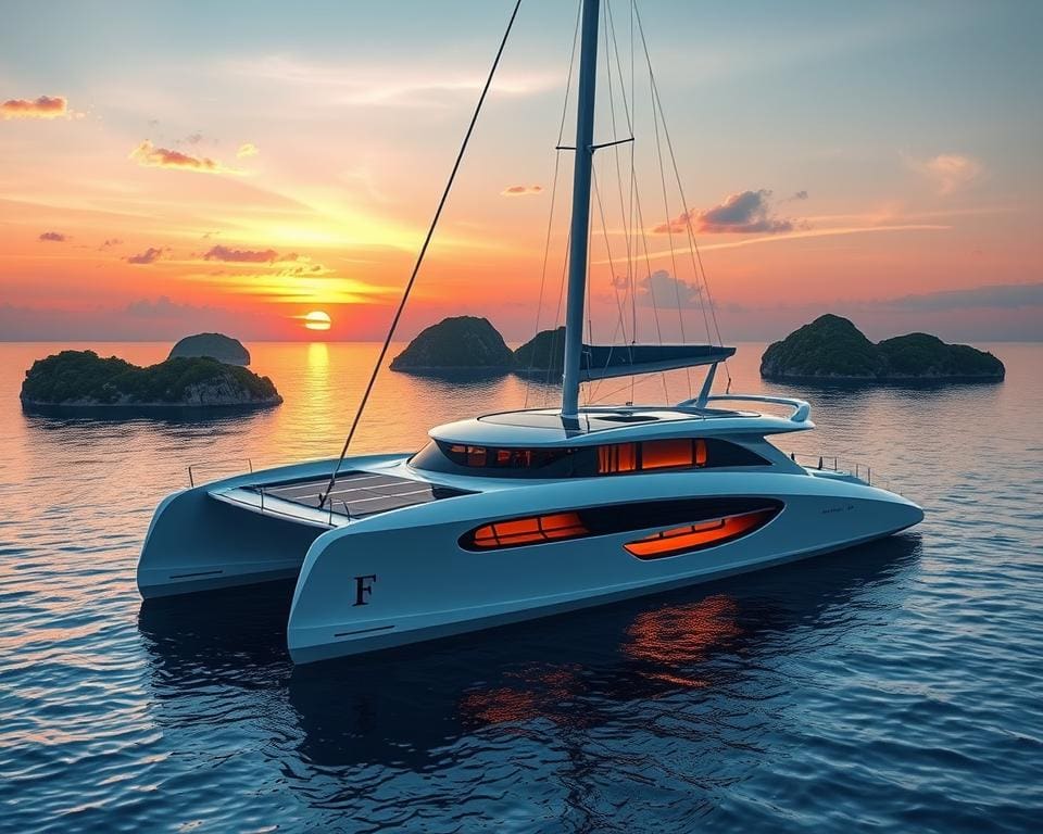 Wasserstoffgetriebene Freizeitkatamarane