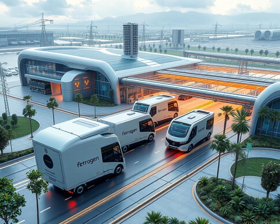 Wasserstoffgetriebene Transportlösungen für die Logistik