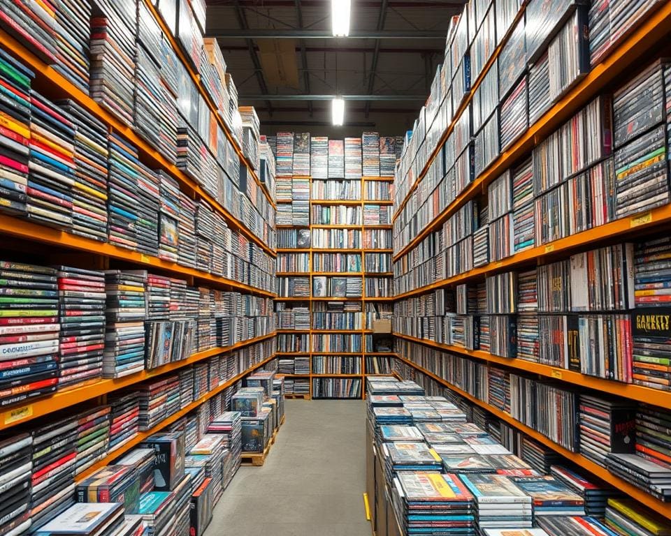 Mediengroßhandel: CDs, DVDs und mehr