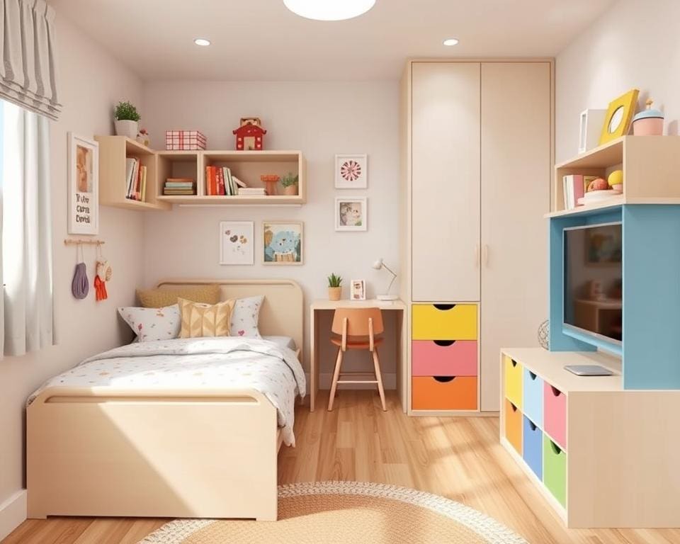 Praktisches Design für kleine Kinderzimmer