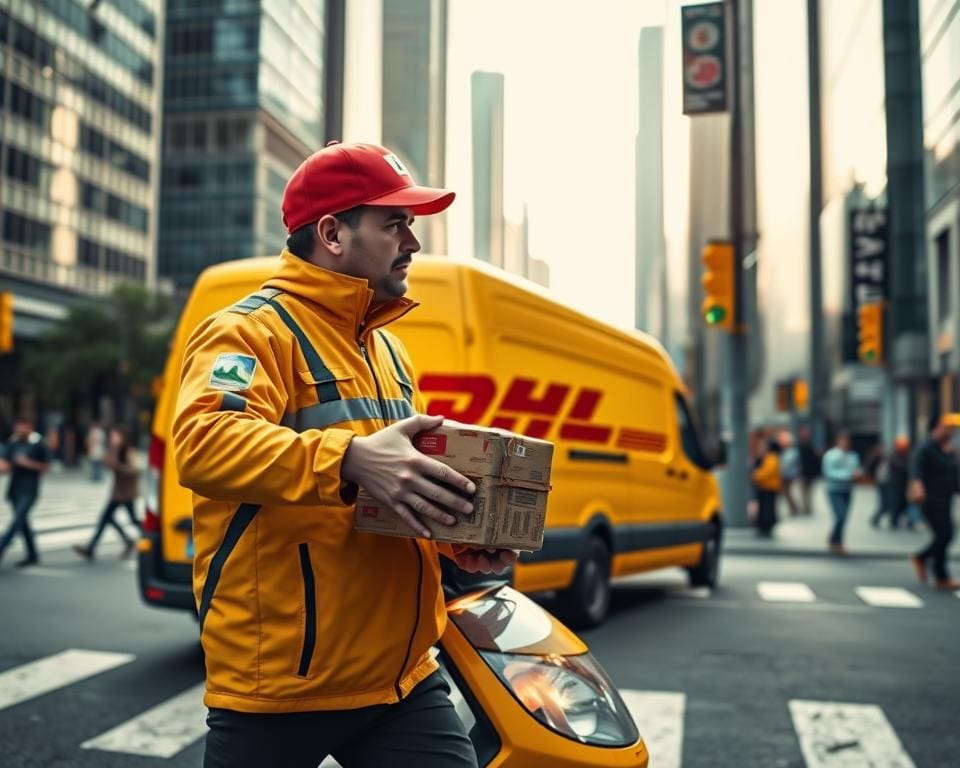 DHL-Fahrer: Die Kunst der schnellen Paketzustellung