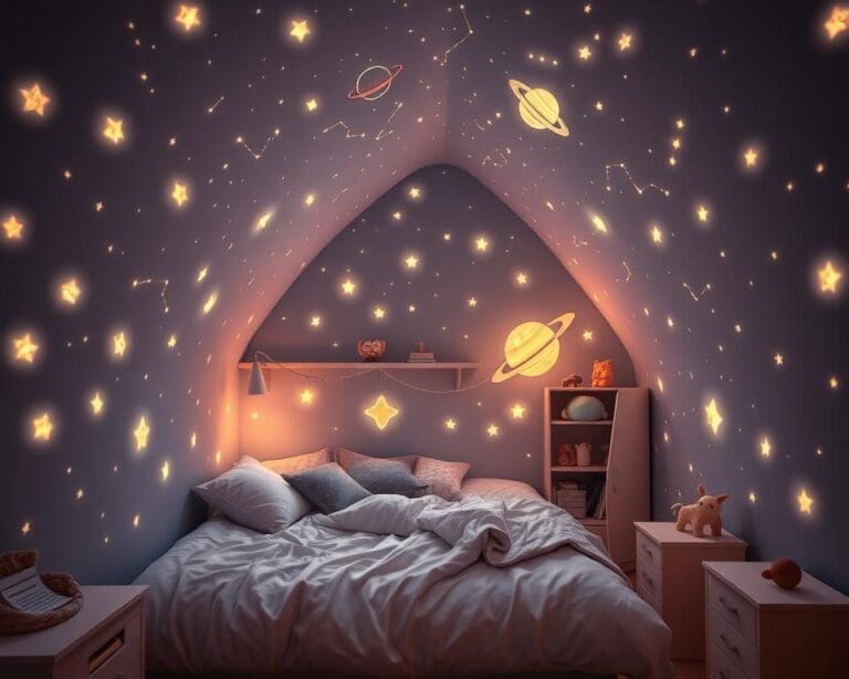 Sternenhimmel-Wandtattoos: Magie für kleine Astronauten