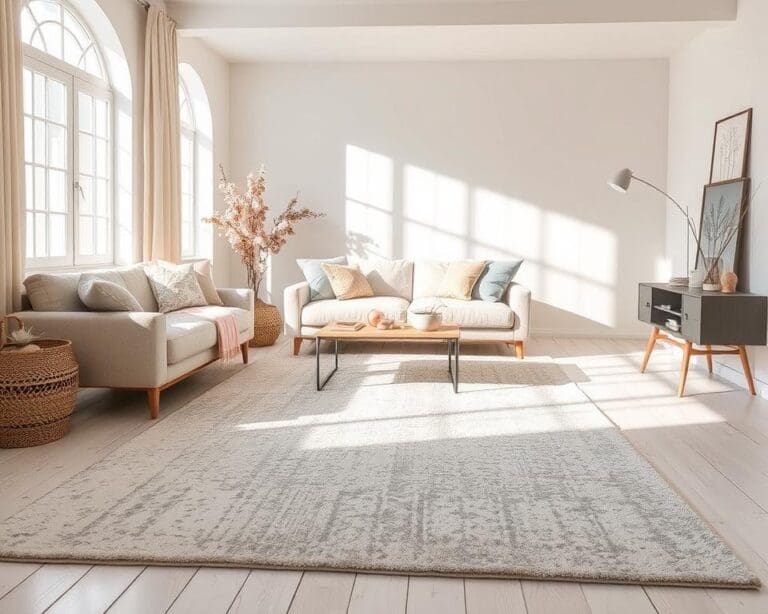 Teppiche in gedeckten Farbtönen für ruhige Wohnräume