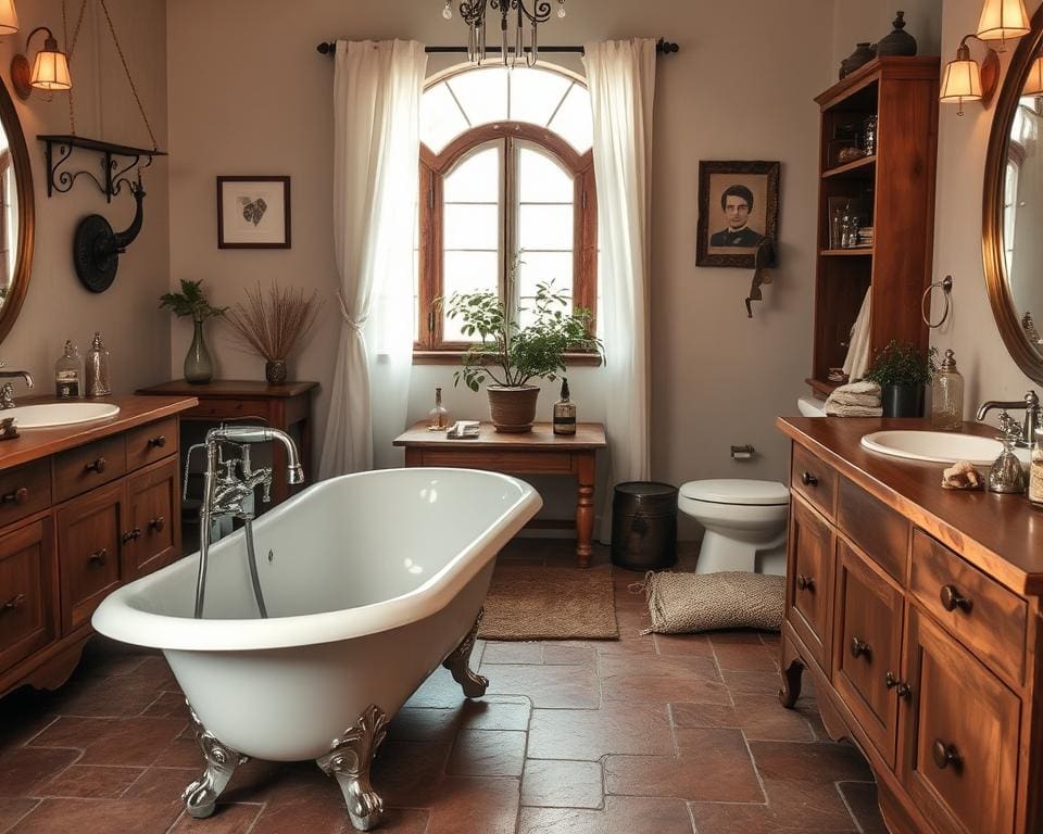Vintage Badezimmer Dekor