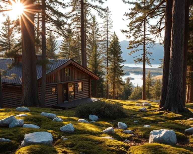 Was sind natürliche Materialien für ein skandinavisches Haus?