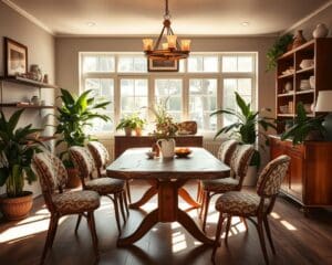 Was sind typische Möbel für ein Retro-Esszimmer?