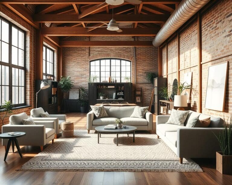 Wie bringst du Struktur in ein Loft-Apartment?