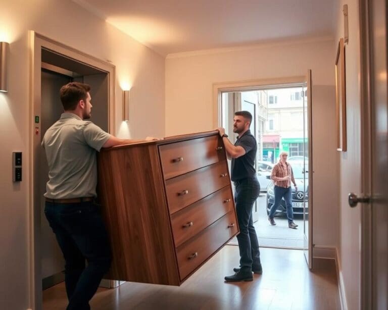 Wie läuft der Möbeltransport Berlin mit Aufzug ab?