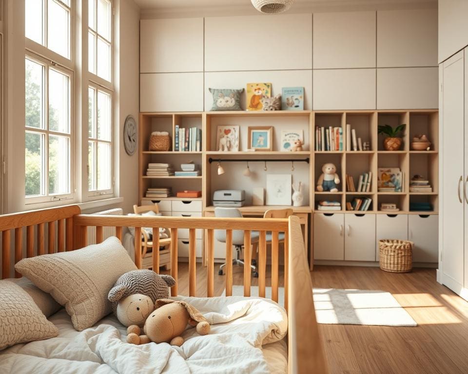 Wie richtest du ein Kinderzimmer funktional ein?