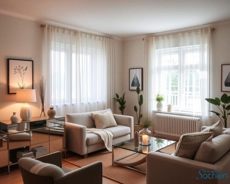 Wie richtest du eine Wohnung mit wenig Licht ein?