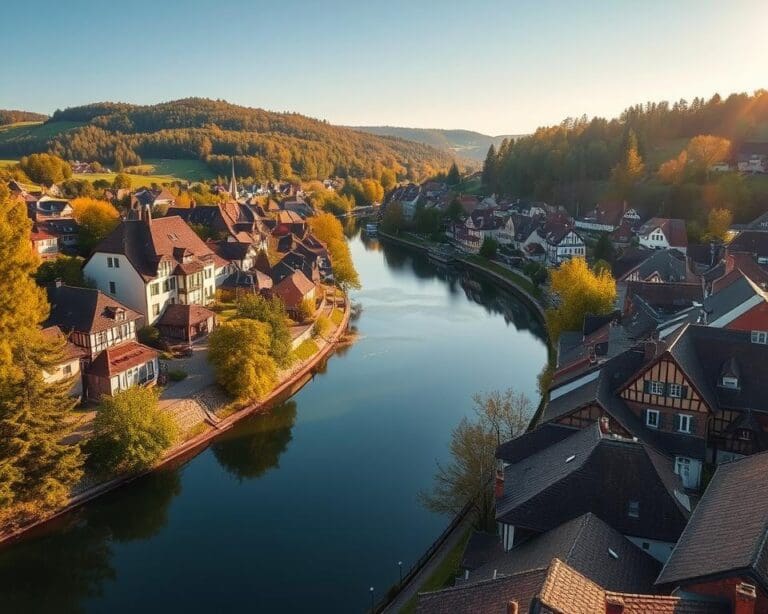 Wie wohnt man besonders in Mettlach an der Saarschleife?