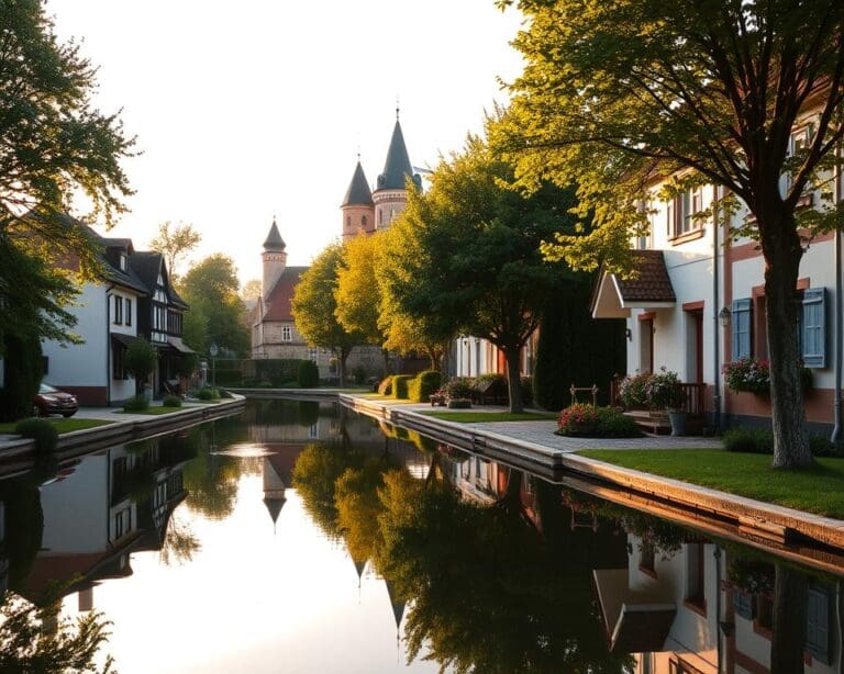 Wie wohnt man ruhig in Lüdinghausen mit Wasserburgenblick?