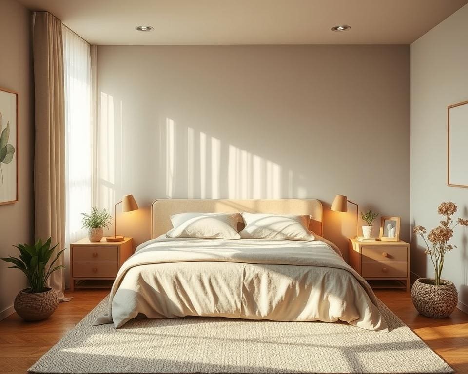 entspannende Schlafzimmer Farben