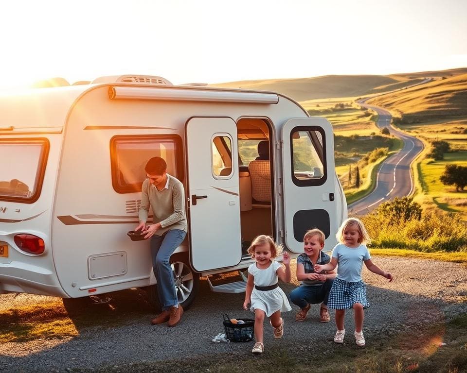 Tipps für sicheres Reisen mit Caravan und Kindern