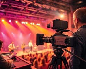 Wie plant man eine Konzertaufnahme mit Video?