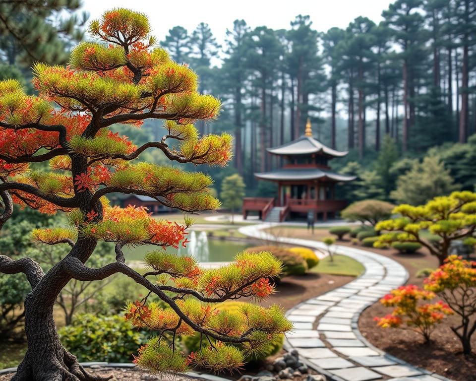 Zierbäume im Japanischen Garten