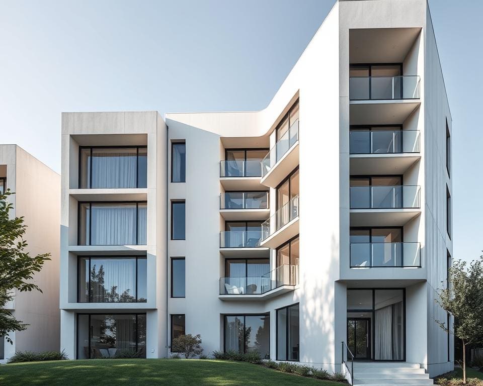 moderne Architektur im Wohnungsbau