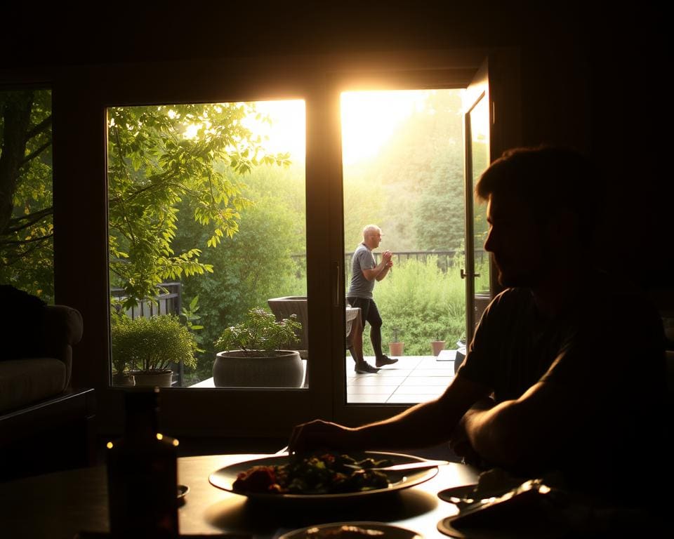 Einfluss von Bewegung nach dem Essen