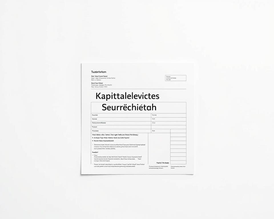 Kapitalerträge Steuererklärung