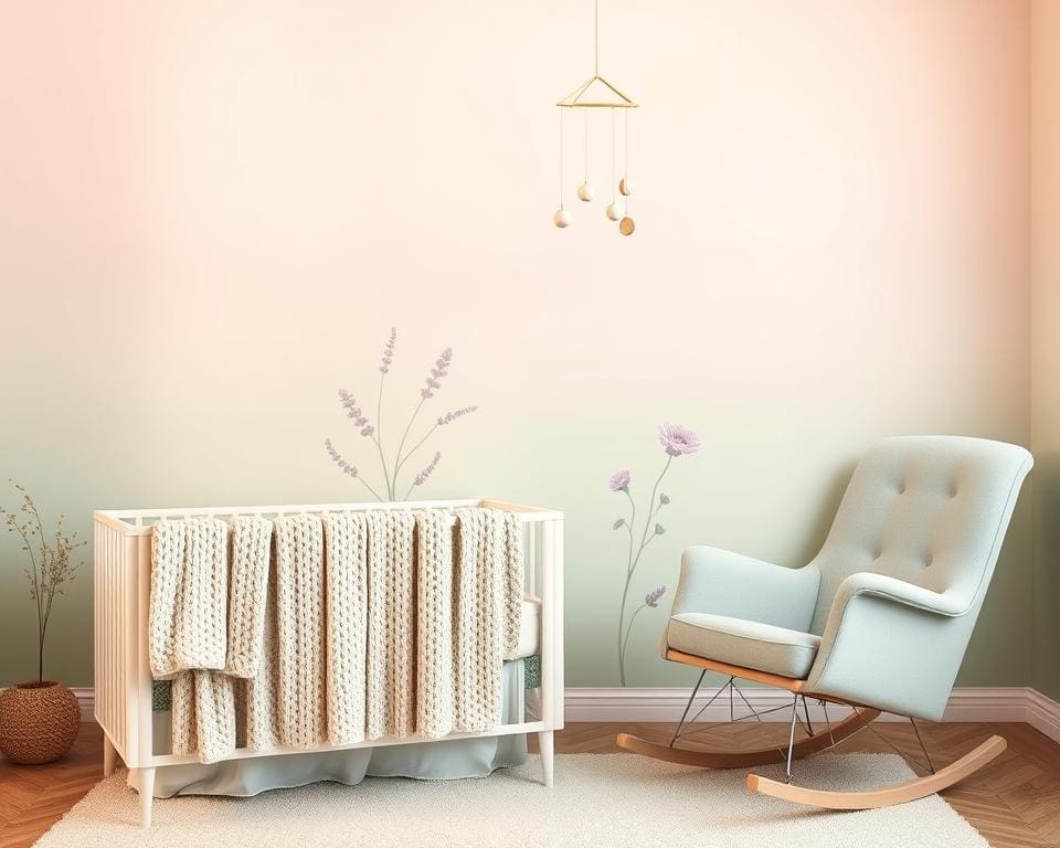 Pastellfarben im Babyzimmer