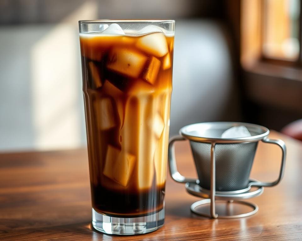 Traditioneller vietnamesischer Eiskaffee