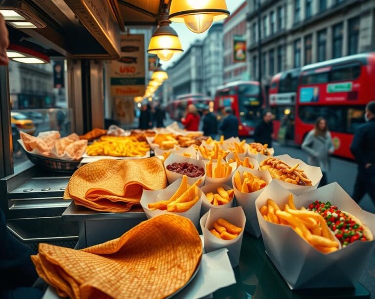 Welche Snacks isst man in London auf der Straße? 🇬🇧