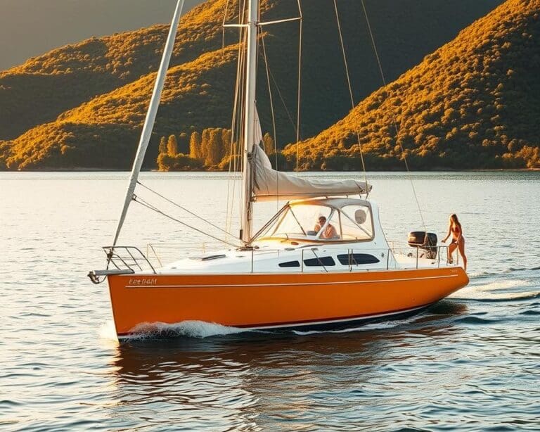 Wie miete ich ein Segelboot mit Motorantrieb?