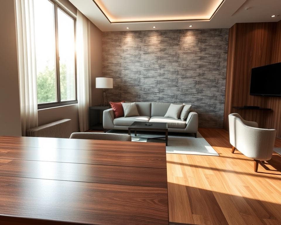 Innenausbau mit hochwertigen Materialien