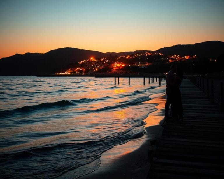 Romantische Wochenenden am Meer verbringen