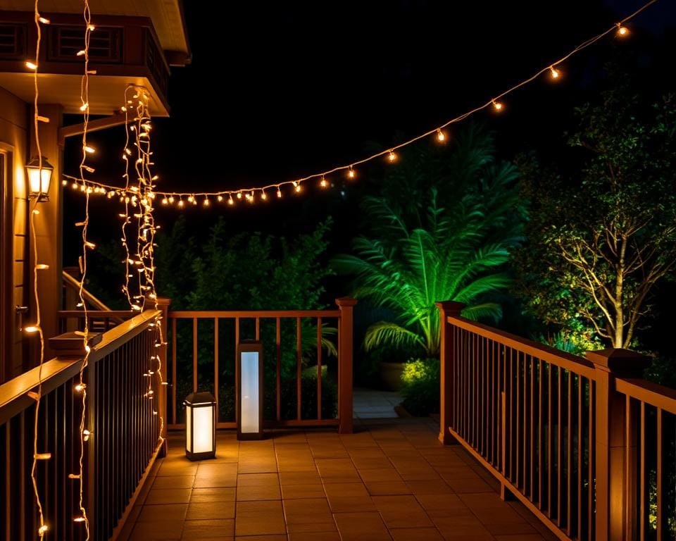 Terrassenbeleuchtung Ideen