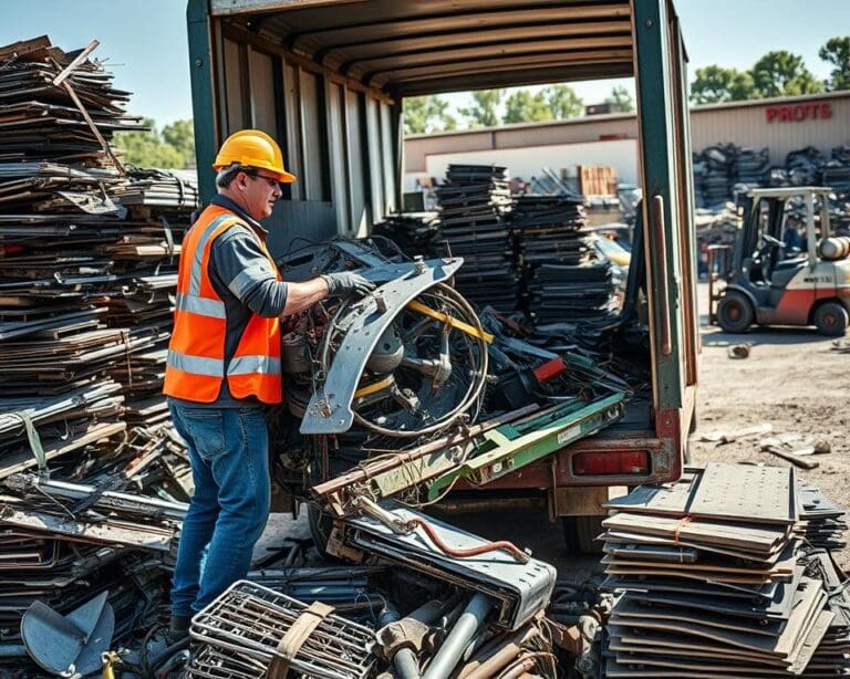 Wie läuft eine Abholung von Altmetall professionell ab?