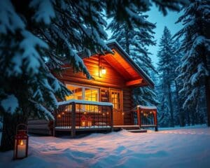 Gemütliche Beleuchtung für den Winter