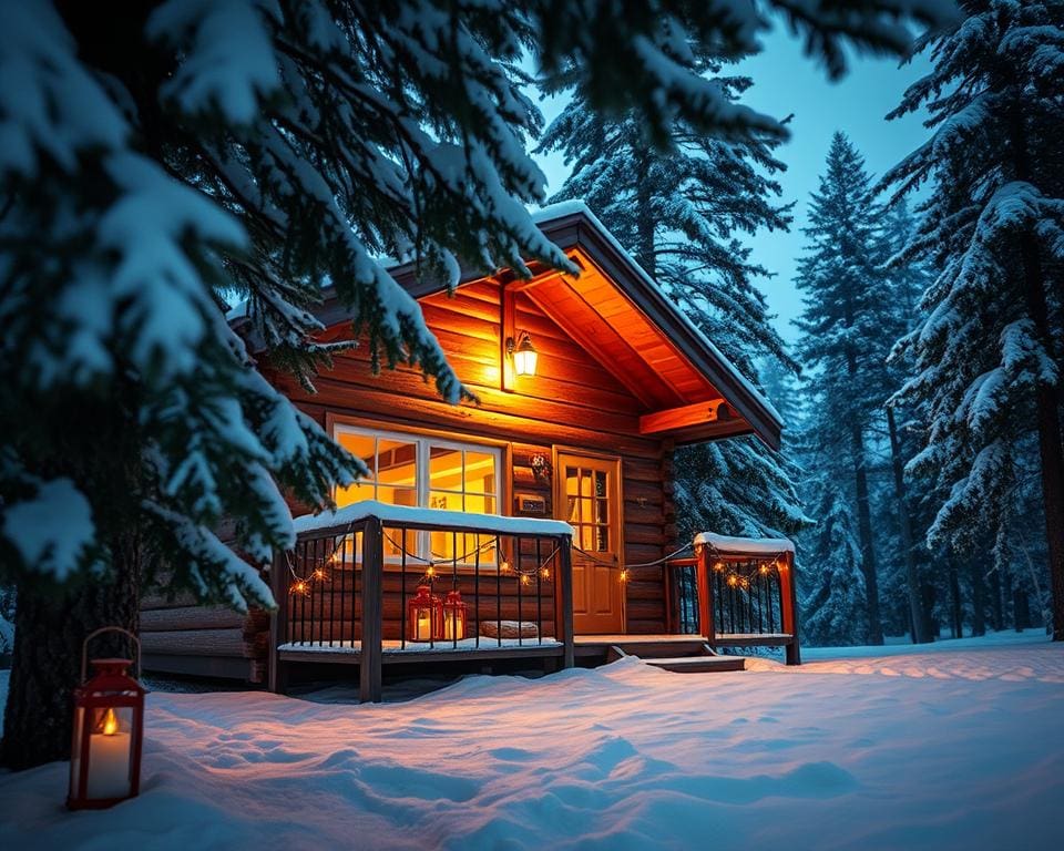 Gemütliche Beleuchtung für den Winter