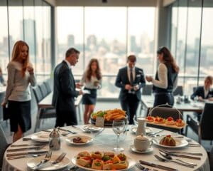 Wie unterstützt ein Cateringservice Firmenkunden?