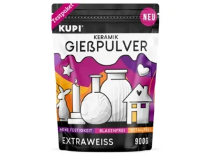 Wie nutze ich Keramik Gießpulver?