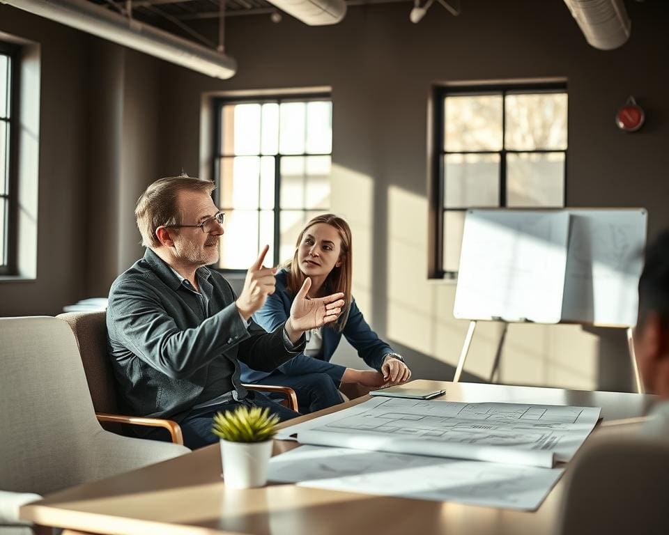 Wie arbeitet ein Innenarchitekt mit Bauherren?